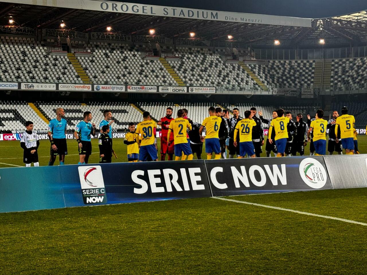 Cesena-Fermana 1-0: i canarini si arrendono a Shpendi all’83’
