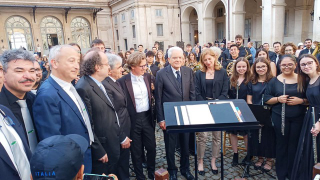 Jam Orchestra Giovanile e il Conservatorio Pergolesi suonano davanti a Mattarella