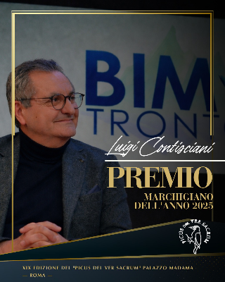 Bim Tronto - Il presidente Contisciani scelto come "Marchigiano dell’anno" 2025