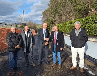 Vallefoglia - Dopo la frana, riapre al traffico via Leonardo Da Vinci