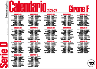 Serie D 2026-2027, Girone F tra sfide incrociate e scontri diretti