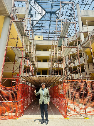 Pescara - Completati i lavori di copertura del tetto in via Pietro Nenni per persone con disabilità