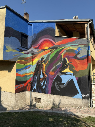 Sante Marie - Case Ater riqualificate con i murales