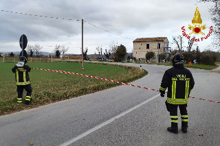 Urbania - Fuga di gas in un cantiere, chiusa la SS73