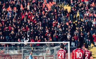 Ancona, i tifosi alla rifinitura prima della gara di Ostia