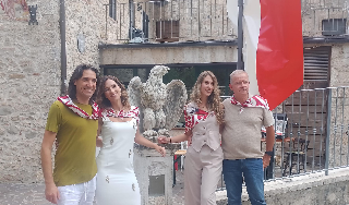 Quintana di Ascoli - Valentina dama di agosto della Piazzarola, Federica sarà la Trebbiani