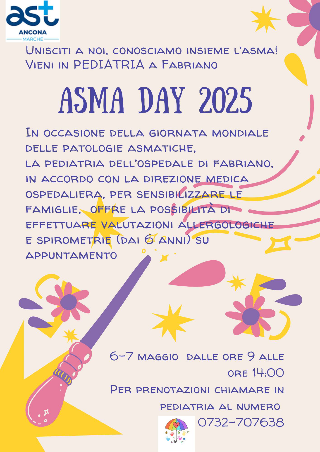 Fabriano – Spirometrie gratuite a bambini dai 6 anni in su per l’Asma day