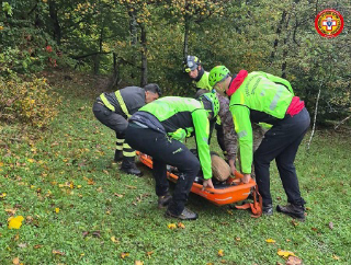 Montegallo - Cacciatore colto da malore in mezzo ai boschi, soccorso e trasportato al l’ospedale