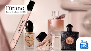 Cashback Ditano Profumeria: l’arte del profumo, con Hubix