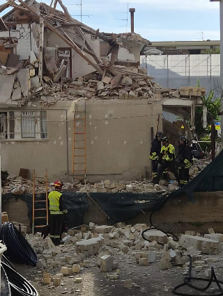 Porto Sant’Elpidio - Crollo palazzina, le vittime sono tre: trovata senza vita la novantenne scomparsa, morto anche il figlio