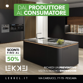 Acquista la tua nuova cucina direttamente dal produttore: visita lo showroom di Lekkel e scopri i prezzi esclusivi riservati - lekkel.it