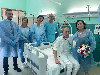 Ascoli Piceno - Celebrato un matrimonio con rito civile all’ospedale Mazzoni