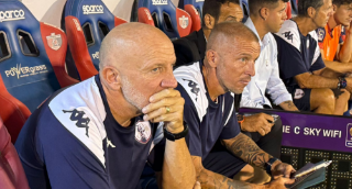 Samb-Bra 1-0, Palladini: "Bene nel primo tempo, poi c’è stato un calo ma ci siamo calati nella mentalità da Serie C"