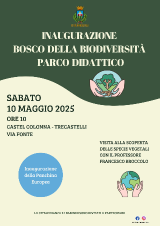 Trecastelli – Inaugurazione del bosco della biodiversità e del parco didattico