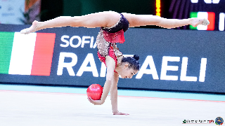 Ritmica - Europei Budapest, Raffaeli oro alla palla e argento al nastro