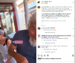 San Benedetto - Protesta pro Bolkstein di Europa +, scontro con Giuseppe Ricci alla Stella Marina