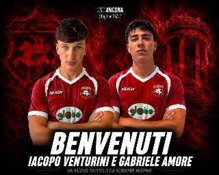 Ancona: Amore e Venturini dalle giovanili alla prima squadra