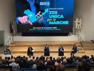 Ancona - La Regione presenta ufficiamenlte la Zes, Acquaroli: "È una rivoluzione, la sburocratizzazione sarà la vera forza"