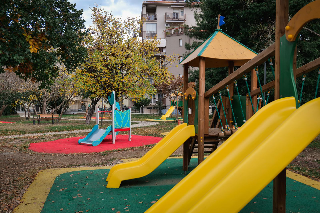 Ascoli Piceno - Riqualificato il parco di via Vittorio Emanuele Orlando