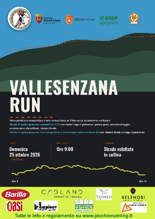 Ascoli Piceno - "Vallesenzana Run", torna la storica gara podistica