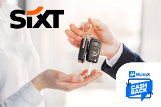 Sixt nuovo partner cashback Hubix.it: noleggio auto premium con rimborso