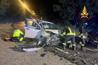 Pesaro - Scontro tra due auto sull’Ardizio, un ferito soccorso dal 118