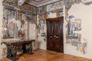 Nella biblioteca di Leopardi riaffiora ciclo di affreschi del Cinquecento