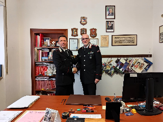 Sassoferrato - Ultimo giorno di servizio per il comandante dei carabinieri Matteo Prencipe