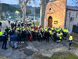 Protezione Civile - A Notaresco Casinghini saluta i volontari della provincia di Teramo