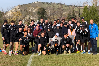 L’Anffas di Ascoli in visita alla squadra bianconera