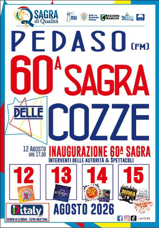 Sessant’anni di Sagra delle Cozze: Pedaso celebra una tradizione che unisce mare, gusto e comunità