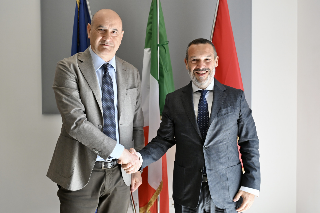 L’Aquila – Saluto istituzionale del nuovo Questore Mancini a Sospiri