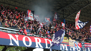 Samb, ultras: lo striscione Curva Nord Massimo Cioffi per tutta la stagione