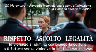 No alla violenza contro le donne: Capotondi testimonial dell’Arma dei carabinieri