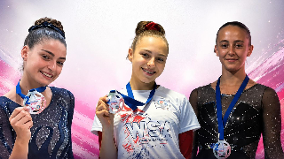 Ginnastica Ritmica - Tre podi nazionali per la World Sporting Academy