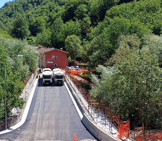 Abruzzo - Anas ha riaperto  al traffico il ponte Paladini sul Gran Sasso a Crognaleto