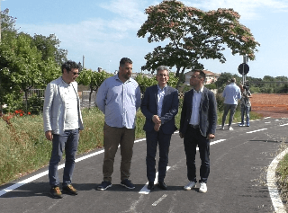 Fano- Sopralluogo alla Ciclovia del Metauro, apertura entro il mese di luglio