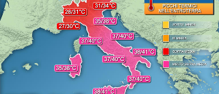 Caldo, bollino rosso in 11 città venerdì e sabato: ci sono anche Ancona e Pescara