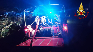 Mercatello sul Metauro - Incendio nel vano caldaia, intervento dei vigili del fuoco