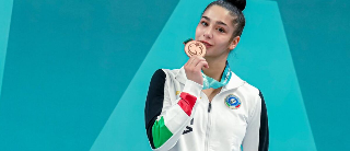 Ginnastica ritmica: Sofia Raffaeli bronzo al cerchio