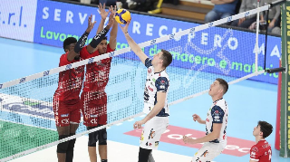 La Lube cede in quattro set a Trento con i campioni d’Italia