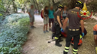 Pieve Torina - Escursionista si infortuna sul Sentiero delle Acque