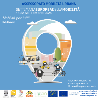 L’Aquila - Dal 16 al 22 settembre c’è la "Settimana europea della mobilità"