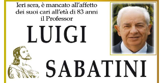 San Benedetto dice addio al prof Sabatini