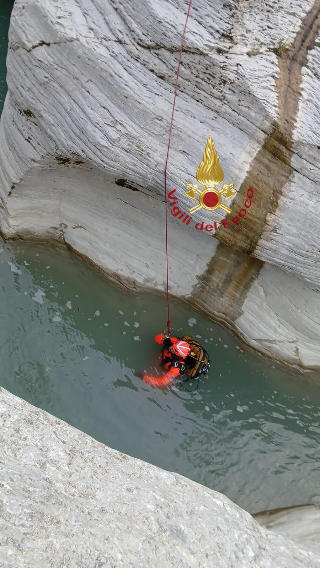 Caramanico - Ripescato il corpo del 35enne di Asti in vacanza in Abruzzo