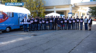 Pescara: gli Allievi agenti della Polizia di Stato aderiscono alla “Maratona del Donatore”
