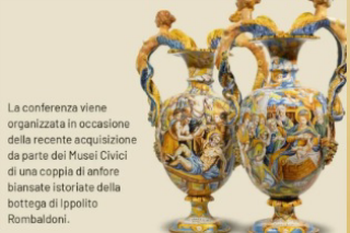 Urbania - Donate due anfore istoriate del ’600 attribuite a Rombaldoni