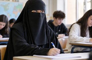 Scuola, stop al burqa e volto coperto: nella bozza multe fino a mille euro