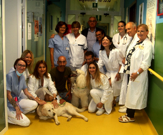 Senigallia – Pet therapy all’ospedale per i pazienti ricoverati in day ospital