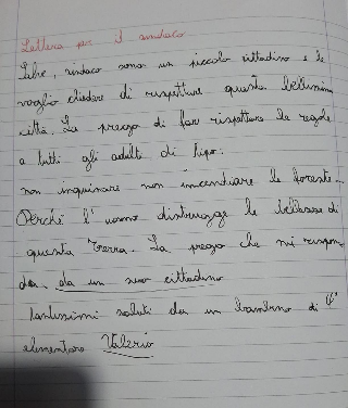 Bimbo di 9 anni commuove il sindaco di Matelica: "L’uomo distrugge le bellezze di questa Terra"